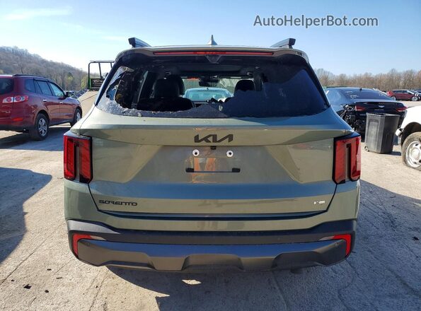 5XYRKDJF0SG406529 2025 KIA SORENTO Зеленый Вид сзади
