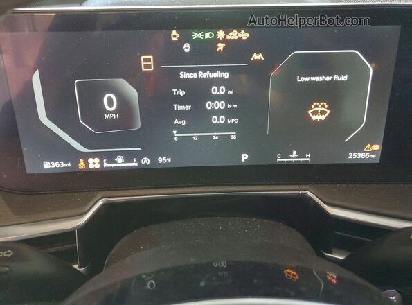 5XYRKDJF2RG271290 2024 KIA SORENTO Black Widok zestawu wskaźników