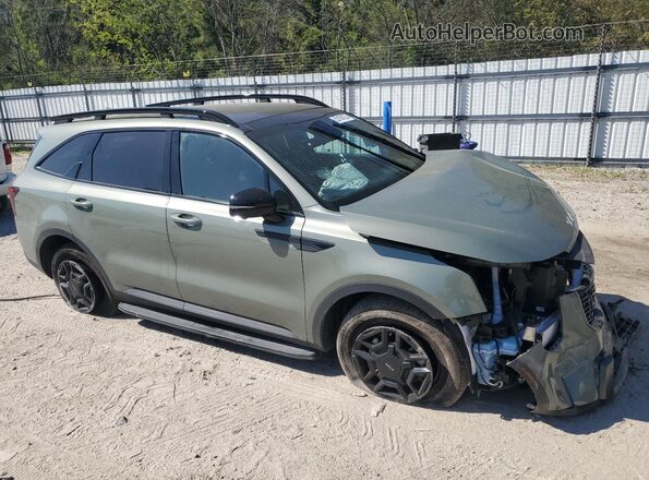 5XYRKDJF5RG299679 2024 KIA SORENTO Green Передня права чверть