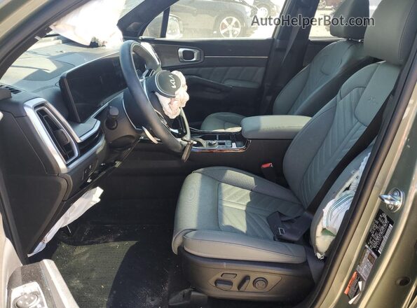 5XYRKDJF5RG299679 2024 KIA SORENTO Green Вид салону спереду