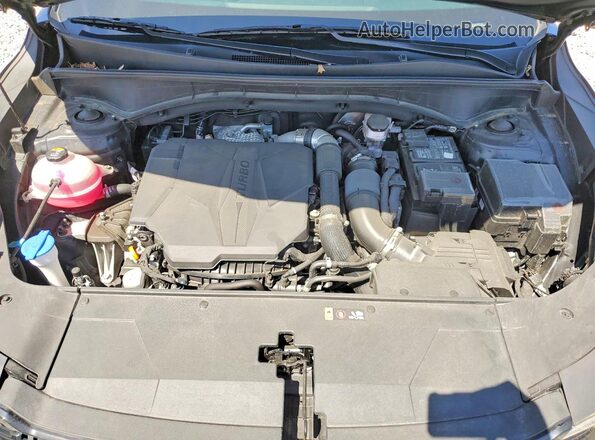 5XYRKDJF8RG303708 2024 KIA SORENTO Black Engine compartment view