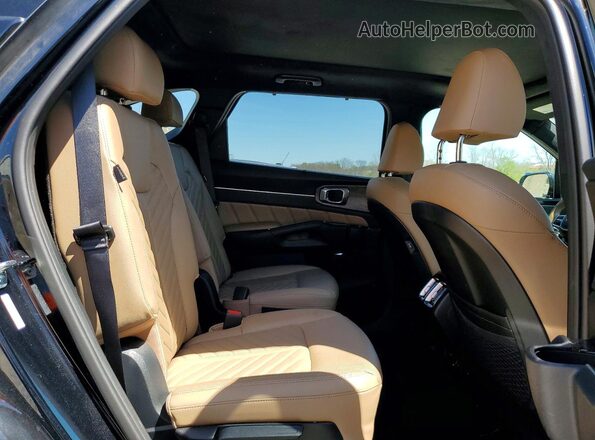 5XYRKDJF8RG303708 2024 KIA SORENTO Black Rear interior view