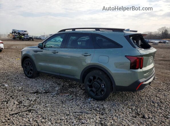5XYRKDJFXSG408918 2025 KIA SORENTO Зеленый Задняя левая четверть