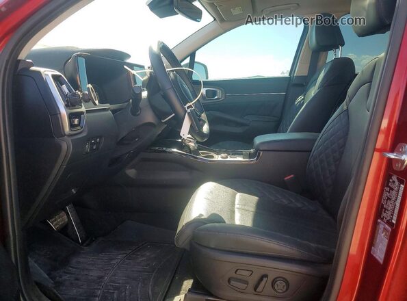 5XYRKDLF2NG075521 2022 KIA SORENTO Maroon Vista interior delantera