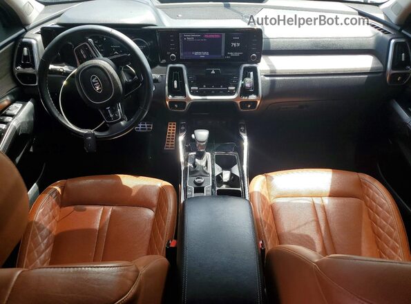 5XYRKDLF4MG012595 2021 KIA SORENTO Серый Вид панели приборов