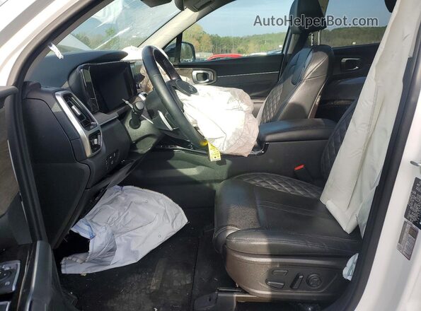 5XYRKDLF5NG075223 2022 KIA SORENTO White წინა სალონის ხედი