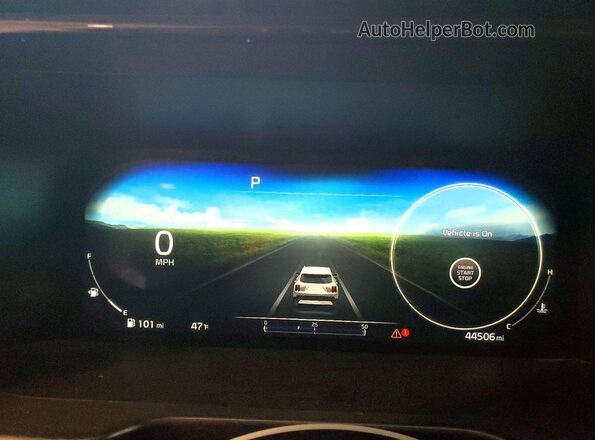 5XYRKDLF8PG161208 2023 KIA SORENTO Белый Вид щитка приборов