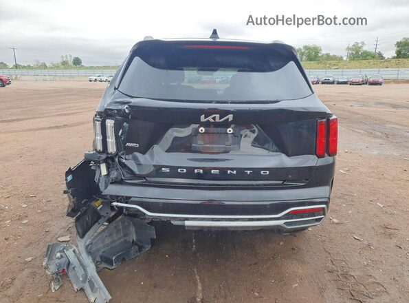 5XYRKDLFXNG135853 2022 KIA SORENTO Black Widok z tyłu