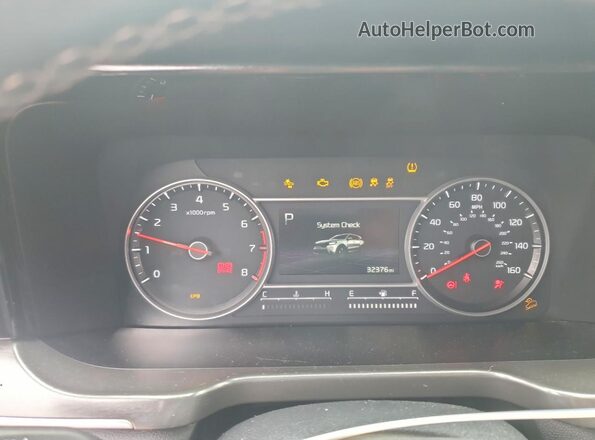 5XYRKDLFXNG135853 2022 KIA SORENTO Black Widok zestawu wskaźników