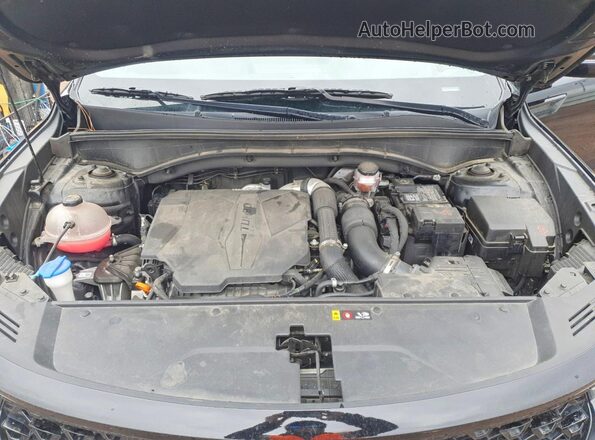 5XYRKDLFXNG135853 2022 KIA SORENTO Black Widok komory silnika