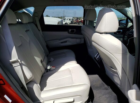 5XYRL4JC0RG299043 2024 KIA SORENTO Бордовый Вид задних сидений