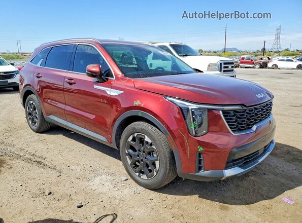5XYRL4JC0RG299043 2024 KIA SORENTO Бордовый Передняя правая четверть