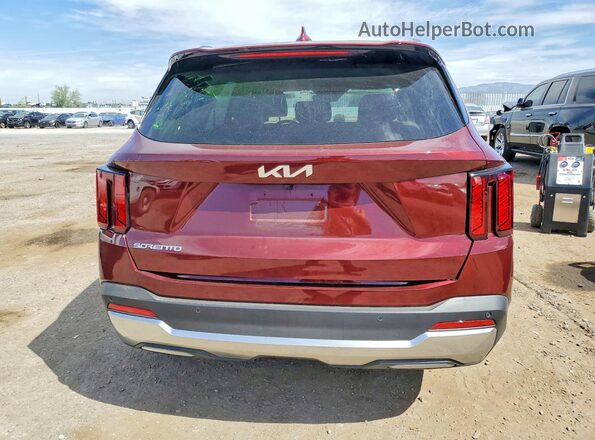 5XYRL4JC0RG299043 2024 KIA SORENTO Бордовый Вид сзади