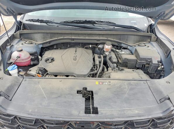 5XYRL4JC2RG287895 2024 KIA SORENTO Blue Widok komory silnika