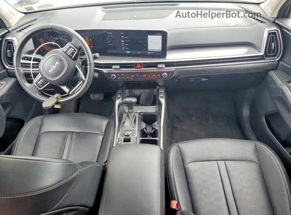 5XYRL4JC2RG287895 2024 KIA SORENTO Blue Widok deski rozdzielczej