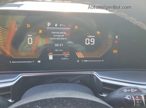 5XYRL4JC3SG374565 2025 KIA SORENTO Серебряный Вид щитка приборов