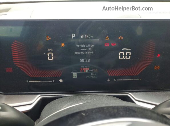 5XYRL4JC6RG265401 2024 KIA SORENTO White Вид щитка приладів