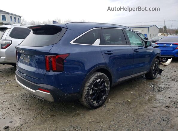 5XYRL4JC8RG300519 2024 KIA SORENTO Синий Задняя правая четверть