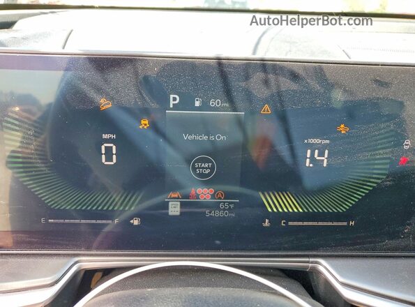 5XYRL4JC9RG295671 2024 KIA SORENTO Black Вид щитка приладів