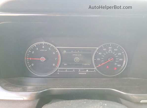 5XYRL4LC1NG150583 2022 KIA SORENTO White Widok zestawu wskaźników