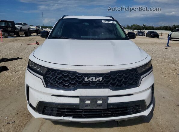 5XYRL4LC1NG150583 2022 KIA SORENTO White Widok z przodu