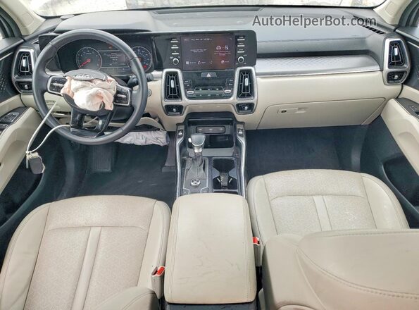 5XYRL4LC2MG048630 2021 KIA SORENTO Silver Вид панелі приладів