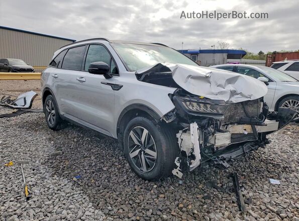 5XYRL4LC2MG048630 2021 KIA SORENTO Silver Передня права чверть