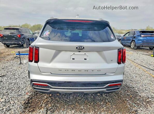 5XYRL4LC2MG048630 2021 KIA SORENTO Silver Вид ззаду