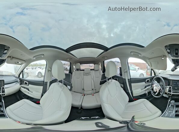 5XYRL4LC2MG048630 2021 KIA SORENTO Silver Панорамний вид салону 360°