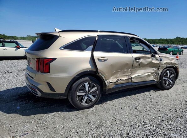 5XYRL4LC5MG056575 2021 KIA SORENTO Gold Rear right