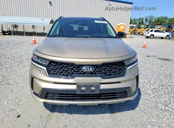5XYRL4LC5MG056575 2021 KIA SORENTO Gold Front view