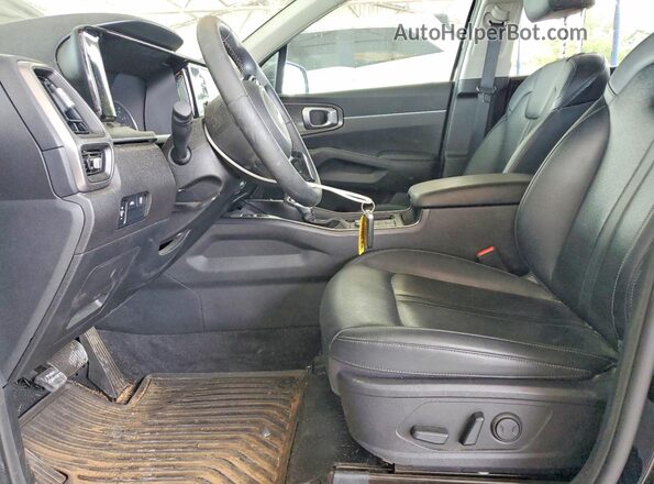 5XYRL4LC8MG002252 2021 KIA SORENTO Black Widok wnętrza z przodu