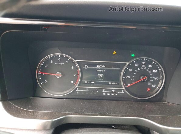5XYRL4LC8NG102501 2022 KIA SORENTO White Instrument cluster view