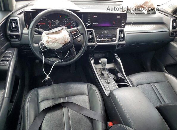 5XYRL4LC8NG102501 2022 KIA SORENTO White Dashboard view