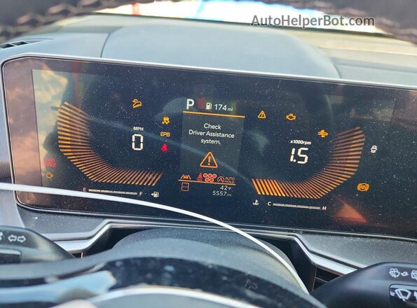 5XYRLDJC2SG329360 2025 KIA SORENTO Gray Vista del cuadro de instrumentos
