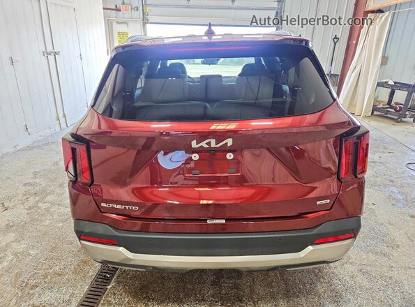 5XYRLDJC3RG270703 2024 KIA SORENTO Burgundy Widok z tyłu