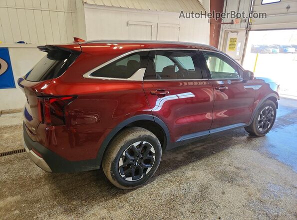 5XYRLDJC3RG270703 2024 KIA SORENTO Burgundy Tył prawy