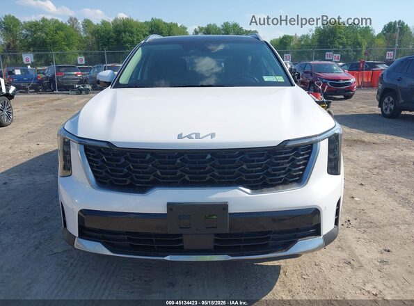 5XYRLDJC8SG339701 2025 KIA SORENTO White Widok zestawu wskaźników