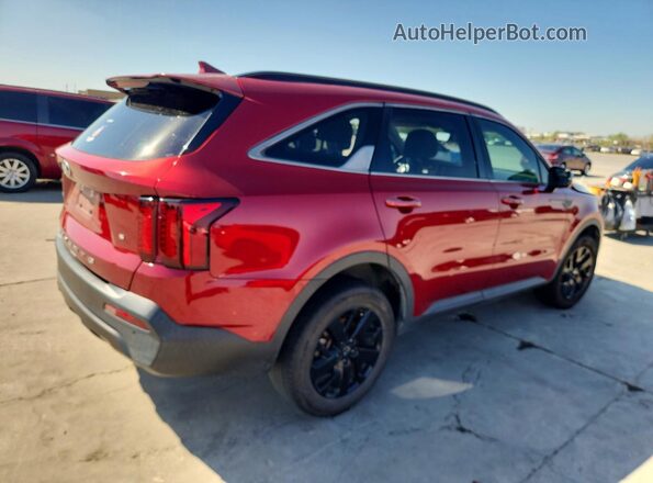 5XYRLDLCXMG022471 2021 KIA SORENTO Red Trasero derecho