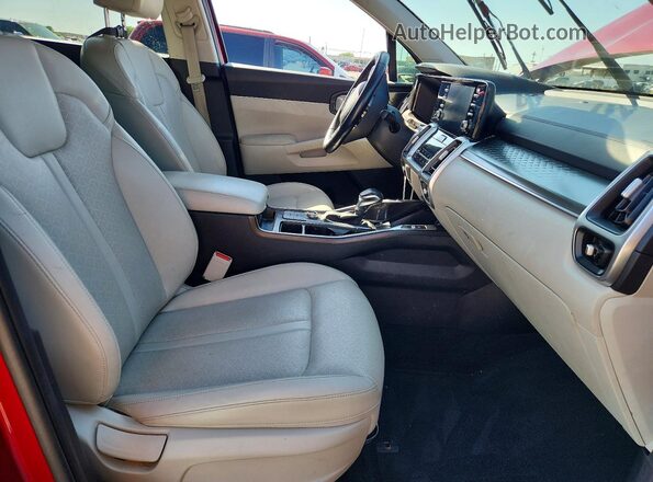 5XYRLDLCXMG022471 2021 KIA SORENTO Red Vista interior delantera