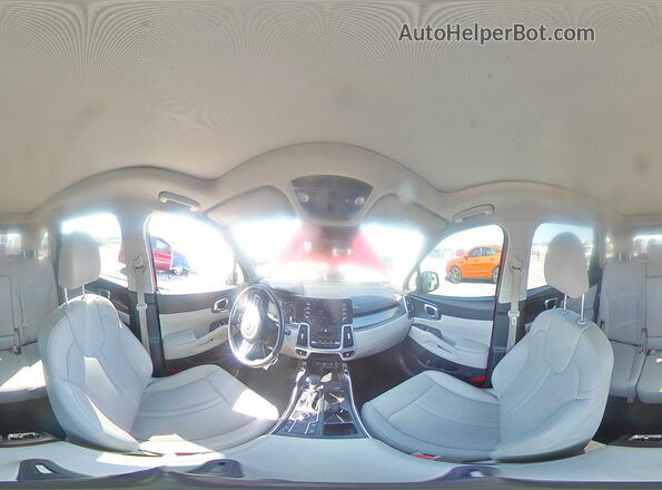 5XYRLDLCXMG022471 2021 KIA SORENTO Red Vista de la etiqueta del VIN