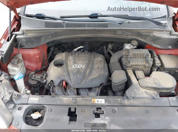 5XYZT3LB1GG365367 2016 HYUNDAI SANTA FE SPORT Orange Widok z tyłu