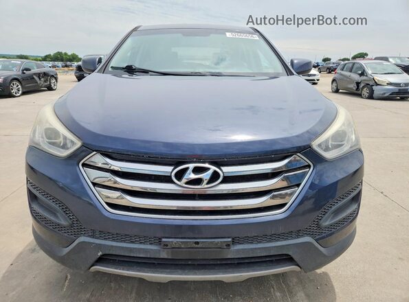 5XYZT3LB2GG366379 2016 HYUNDAI SANTA Синий Вид спереди