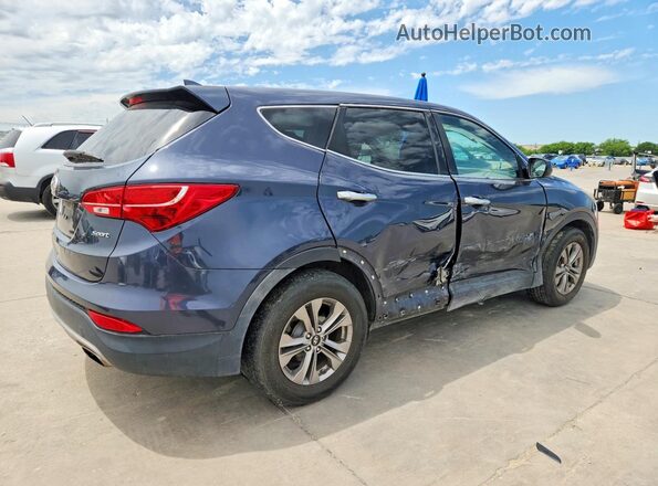 5XYZT3LB2GG366379 2016 HYUNDAI SANTA Синий Задняя правая четверть