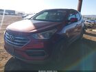 2017 Hyundai Santa Fe Sport 2.4l Burgundy vin: 5XYZT3LB2HG381711