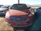 2017 Hyundai Santa Fe Sport 2.4l Burgundy vin: 5XYZT3LB2HG381711