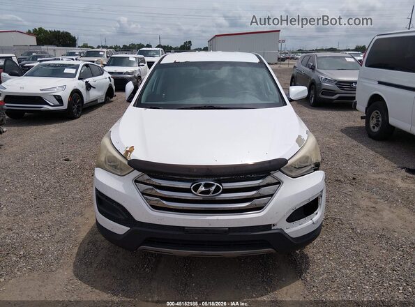 5XYZT3LB5GG322960 2016 HYUNDAI SANTA FE SPORT Белый Вид щитка приборов