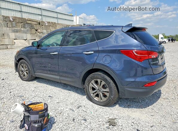 5XYZTDLB1GG373250 2016 HYUNDAI SANTA Синий Задняя левая четверть