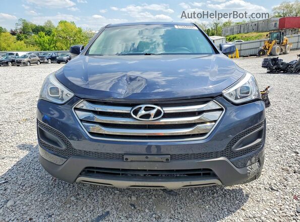 5XYZTDLB1GG373250 2016 HYUNDAI SANTA Синий Вид спереди