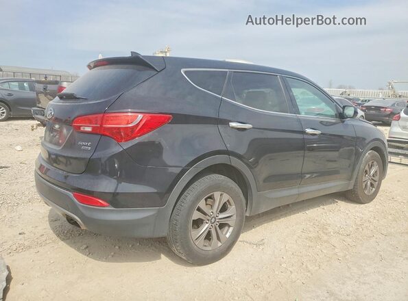 5XYZTDLB5GG347427 2016 HYUNDAI SANTA Черный Задняя правая четверть